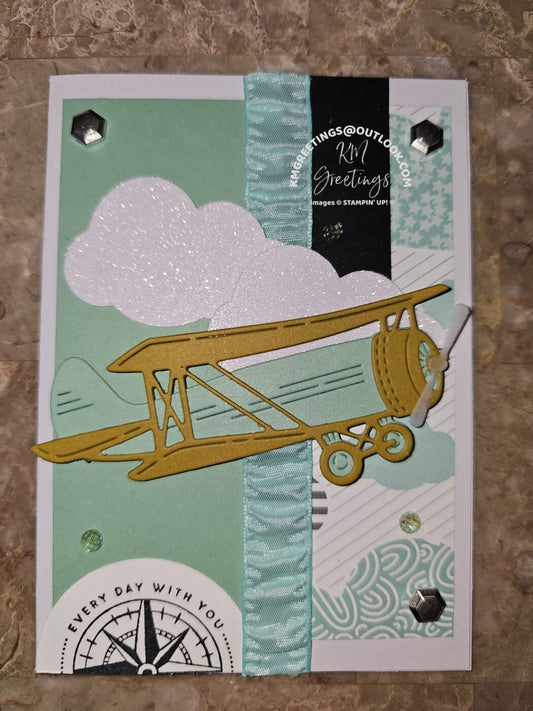 Every Day With You (Gold & Teal) Greeting Card