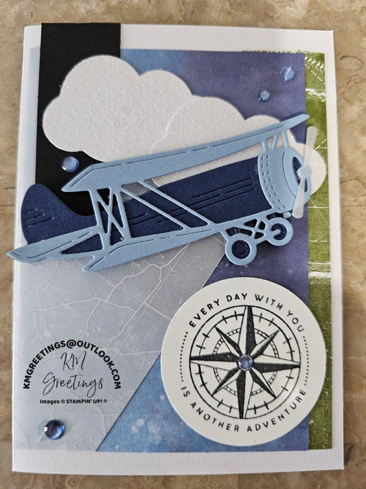 Every Day With You is Another Adventure (Light Blue) Greeting Card