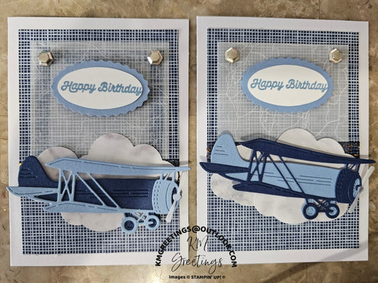 Happy Birthday Plane Greeting Card