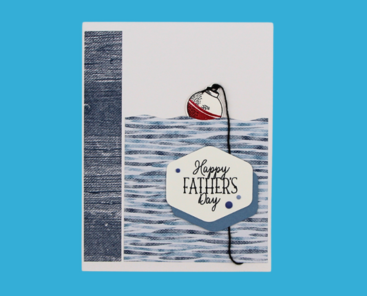 Happy Father’s Day Floating Bobber Greeting Card