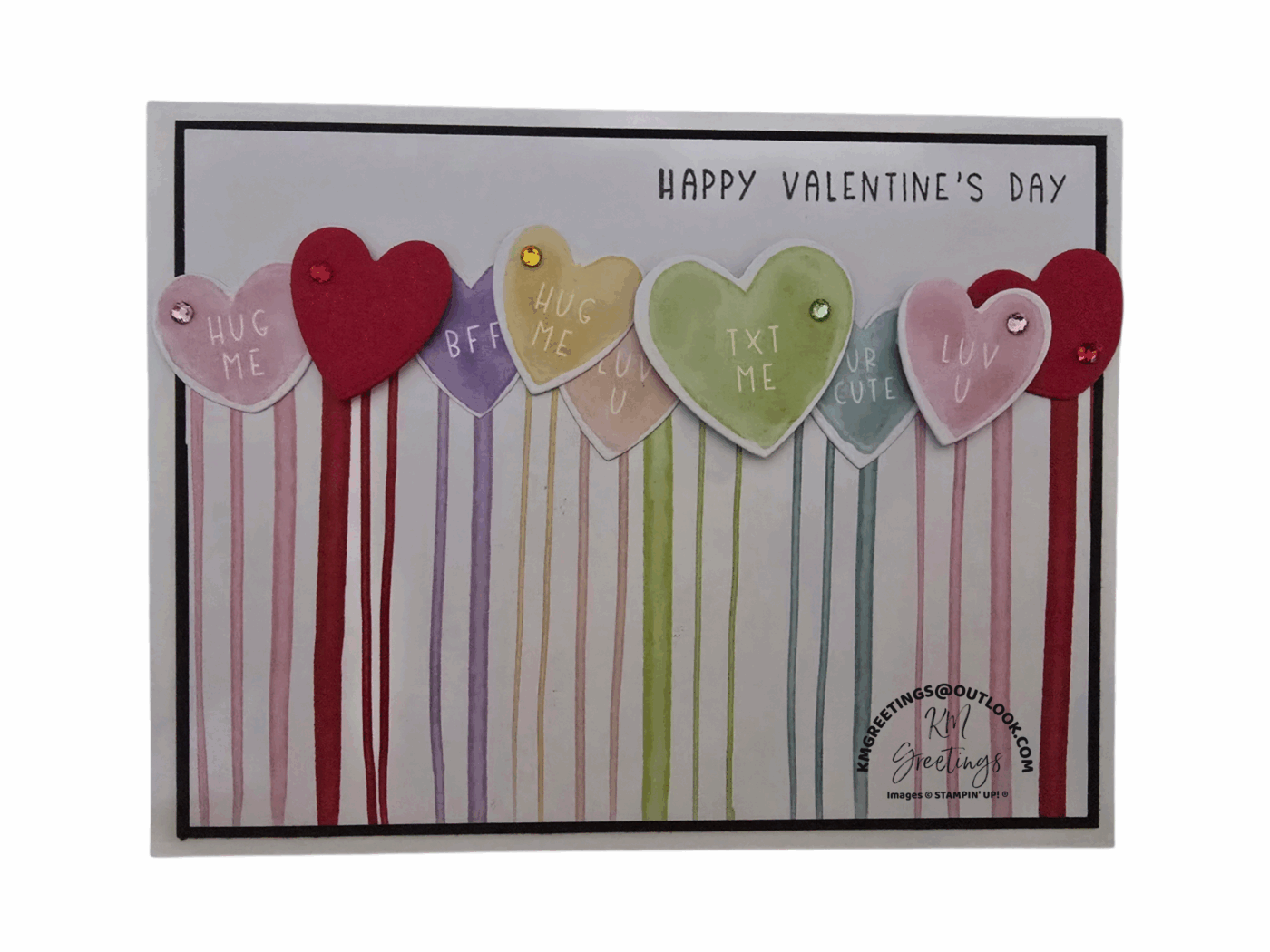 Happy Valentine’s Day (Conversation Hearts) Greeting Card