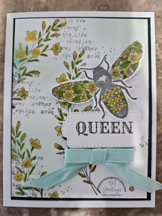 Queen Bee Greeting Card