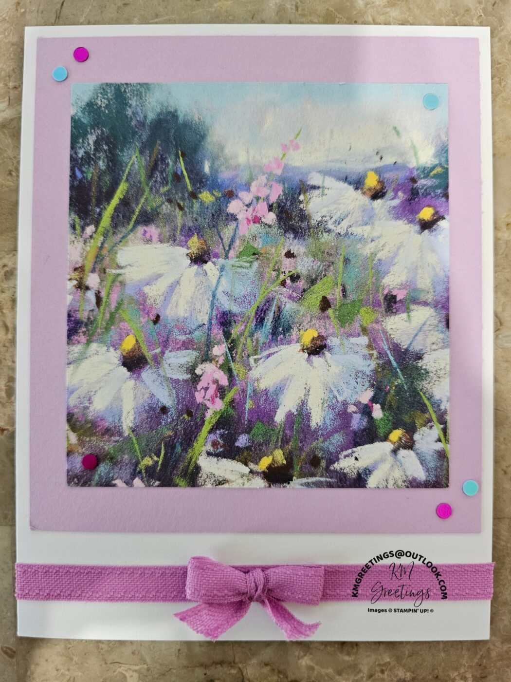 White Flowers Greeting Card
