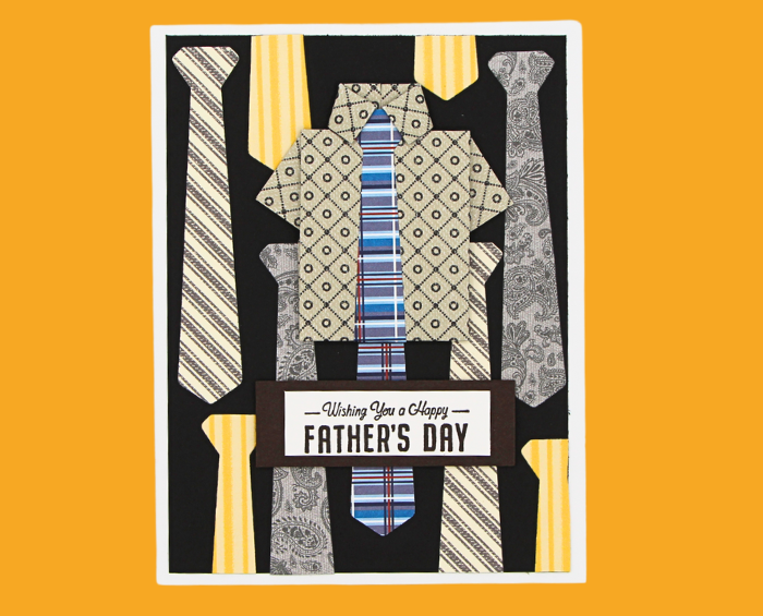 Wishing You a Happy Father’s Day (Origami Shirt) Greeting Card