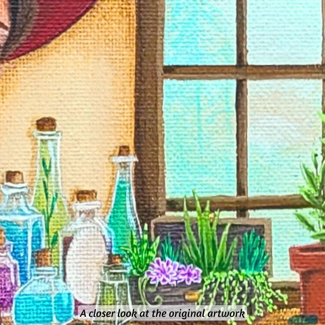 Kitchen Witch Art Print