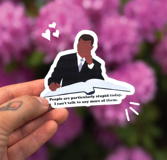 Michel Quote Sticker