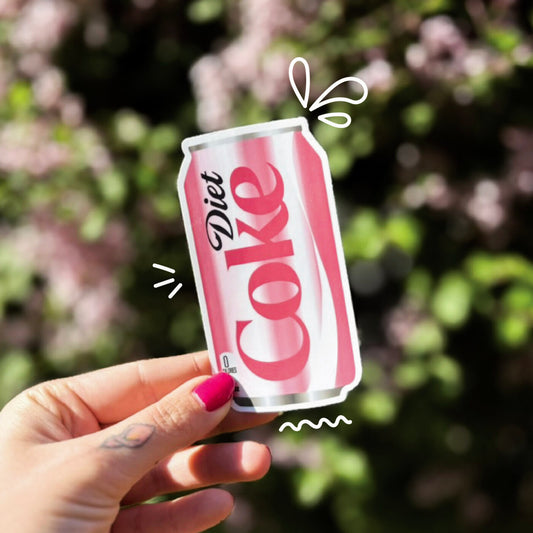 Pink Diet Coke Sticker