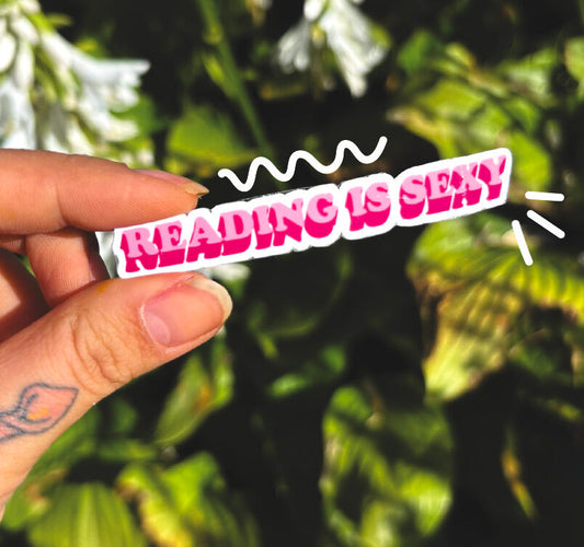Reading is Sexy Sticker