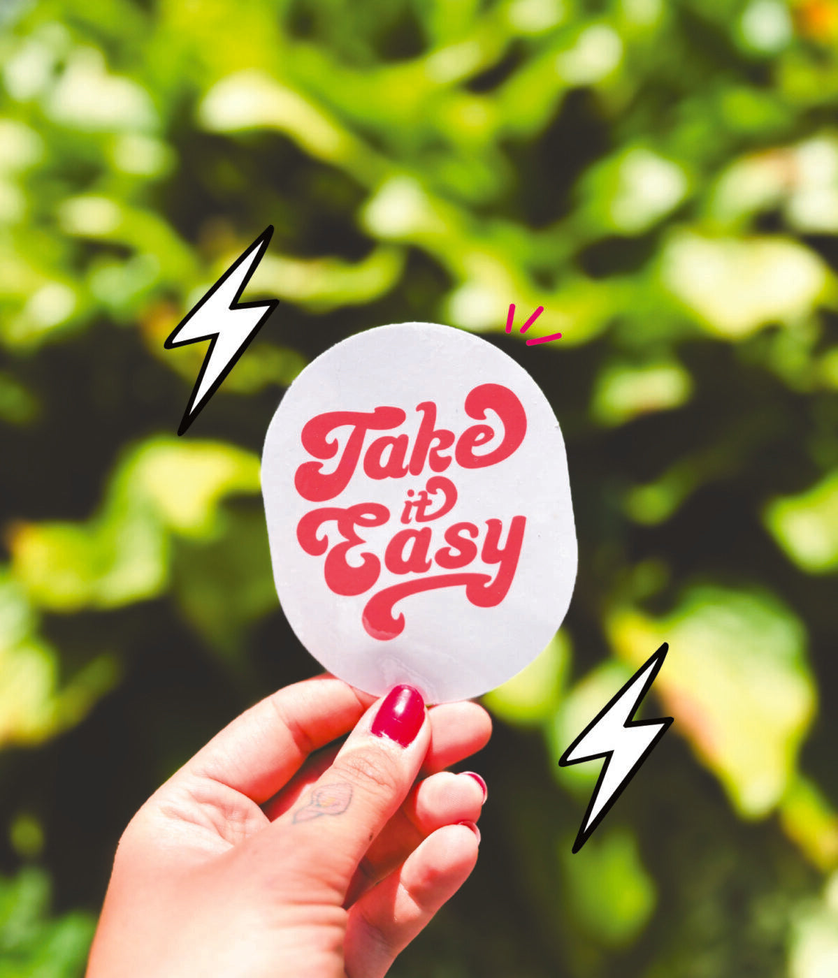 Take it Easy Sticker