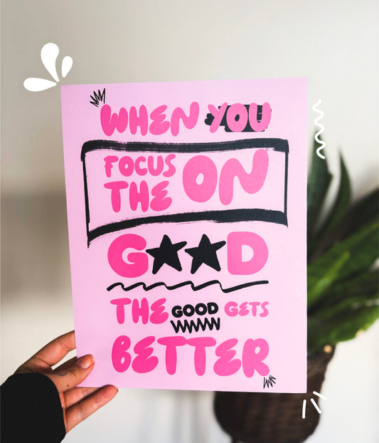 When You Focus on the Good Print