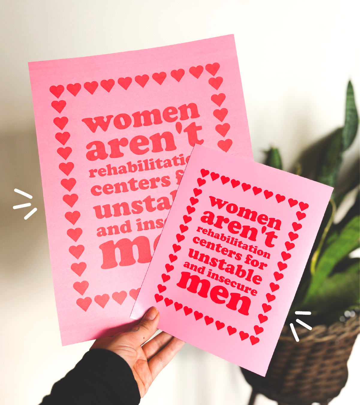 Women Aren't Rehabilitation Centres Print