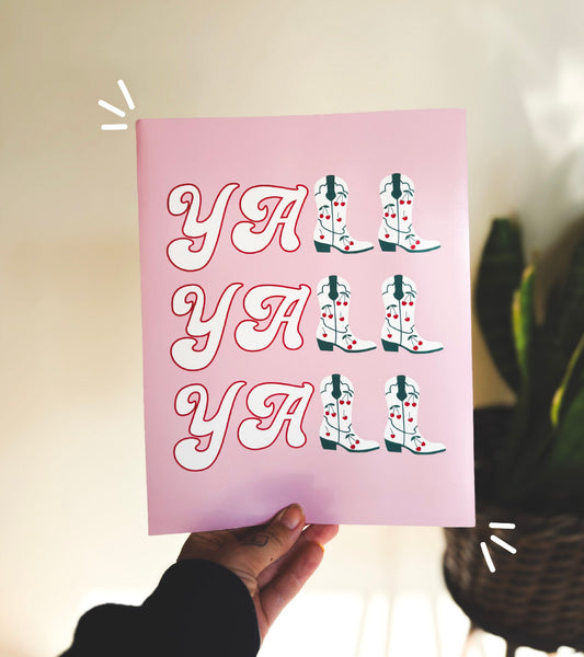 Y'all Cherries Print