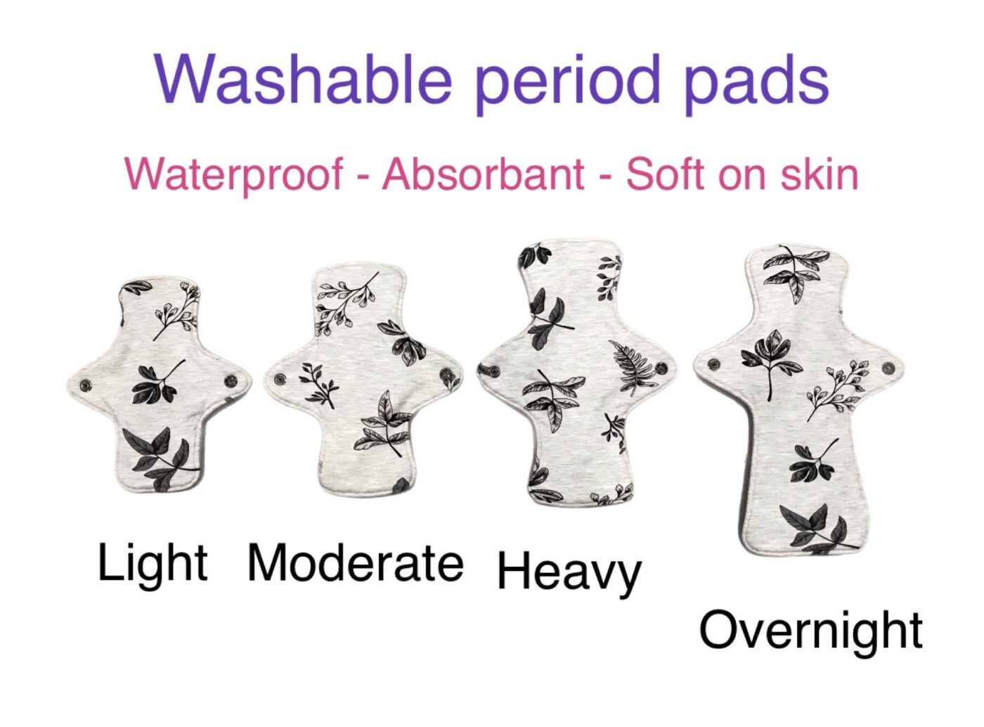 Washable Period Pads