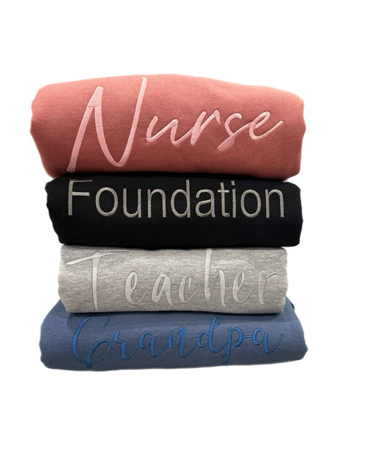 Custom Embroidery Sweatshirts