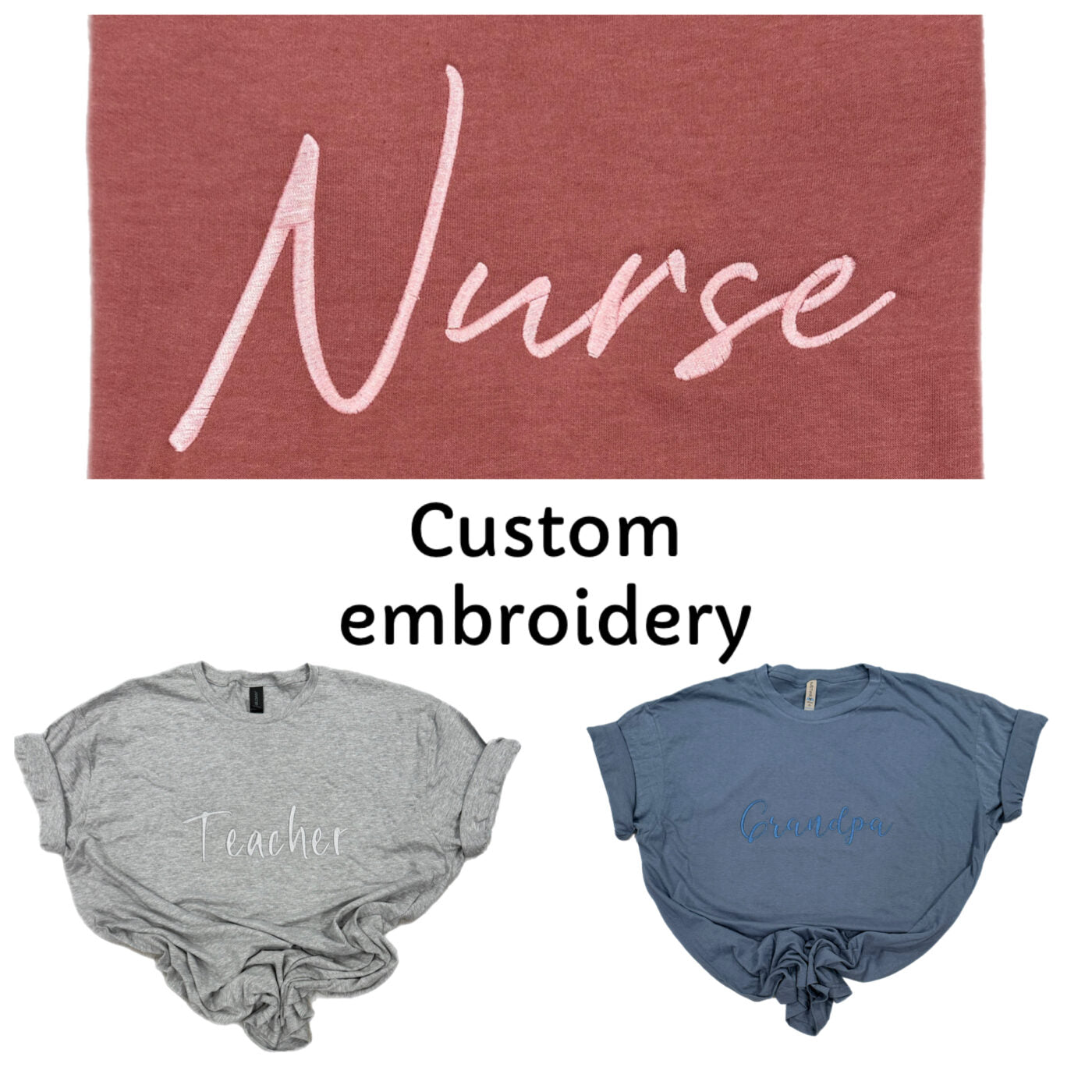 Custom Embroidery Sweatshirts
