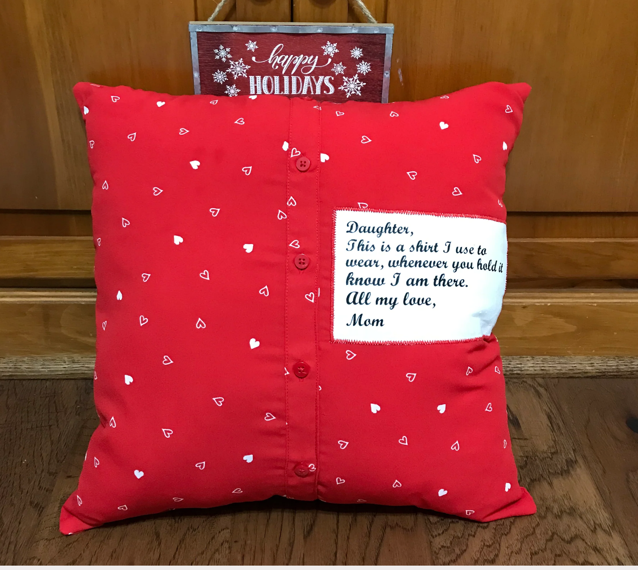 Memorial Shirt Pillows (Custom sewn)