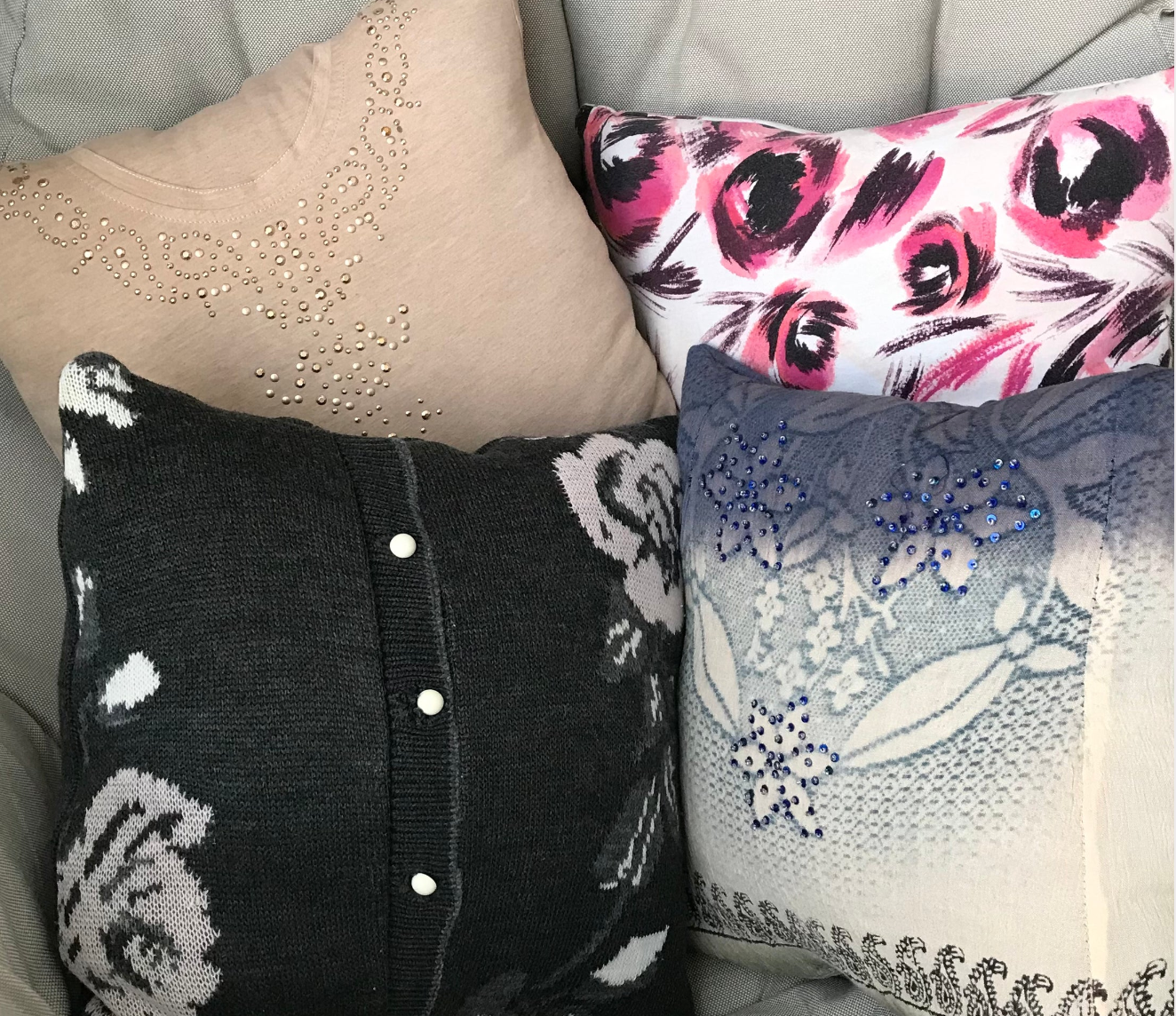 Memorial Shirt Pillows (Custom sewn)
