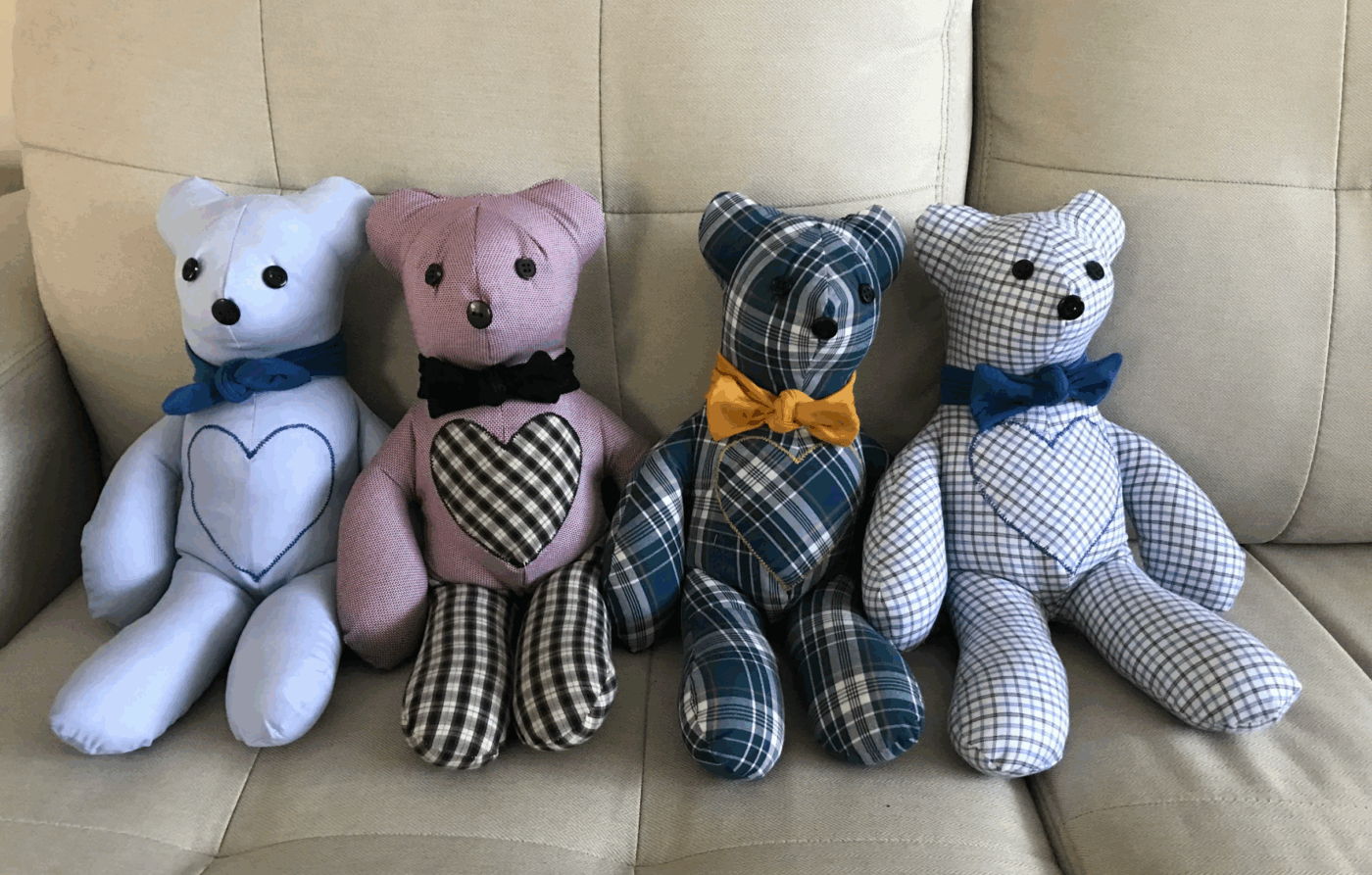 Memorial Teddy Bear (Custom Sewn)
