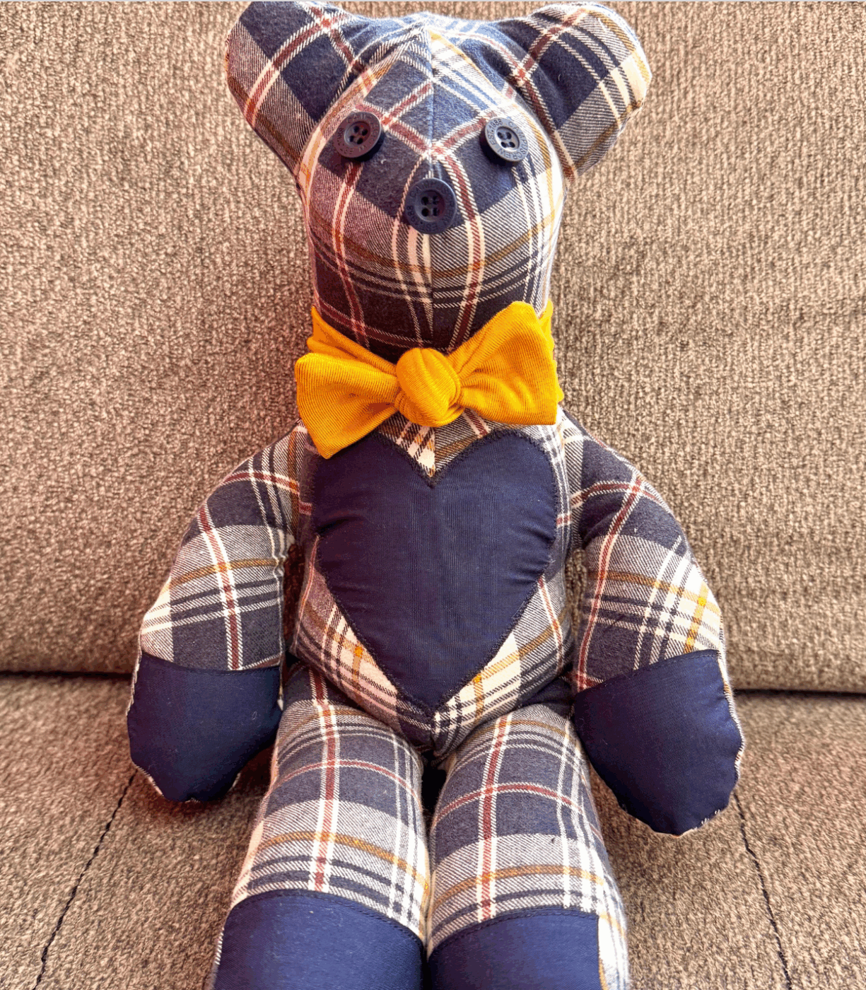 Memorial Teddy Bear (Custom Sewn)