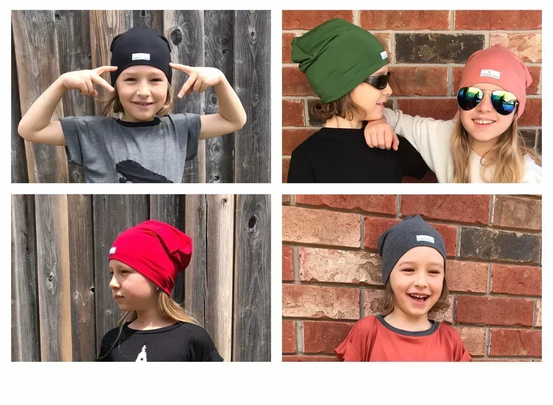Spring/Fall Bamboo Slouchy Beanie Hat - Classic colors