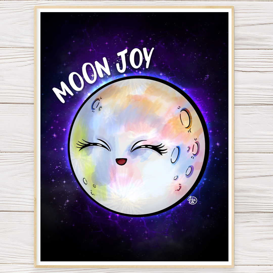 Moon Joy Art Print