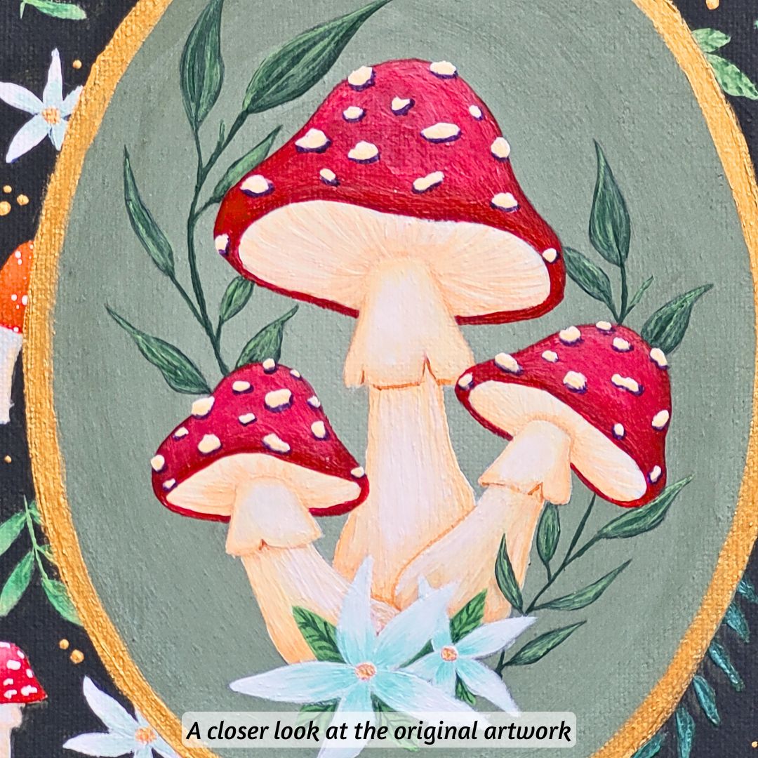 Mushrooms Art Print