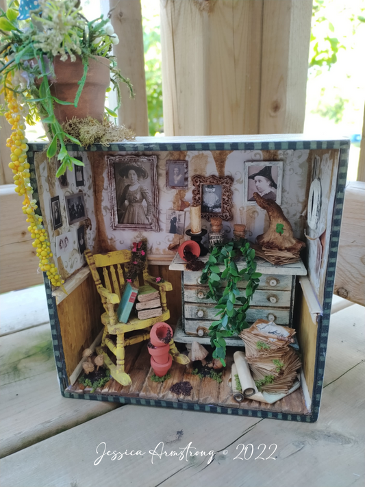 The Mushroom Cottage – Miniature Scene