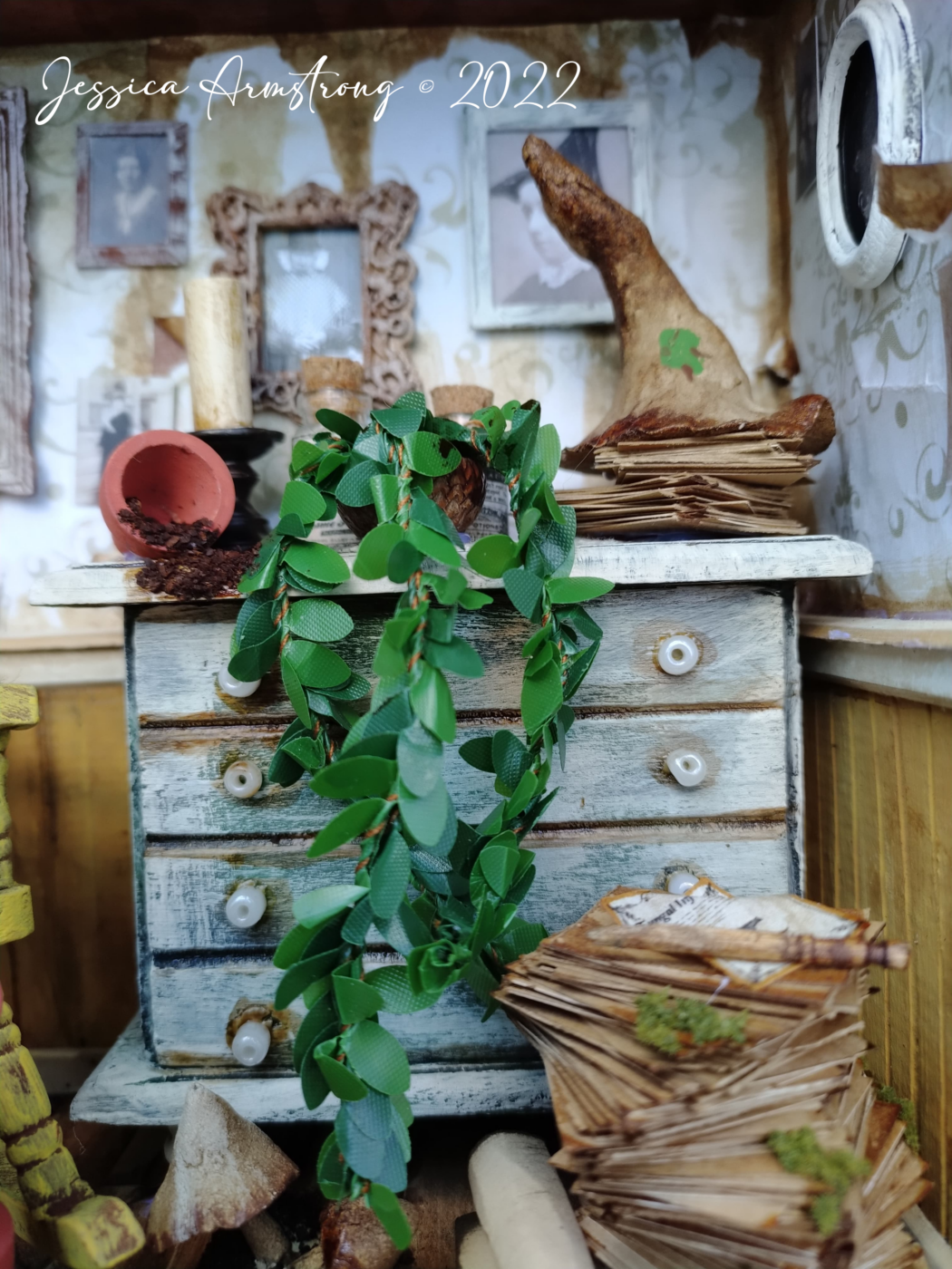 The Mushroom Cottage – Miniature Scene