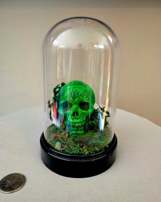 Celtic Moss Skull
