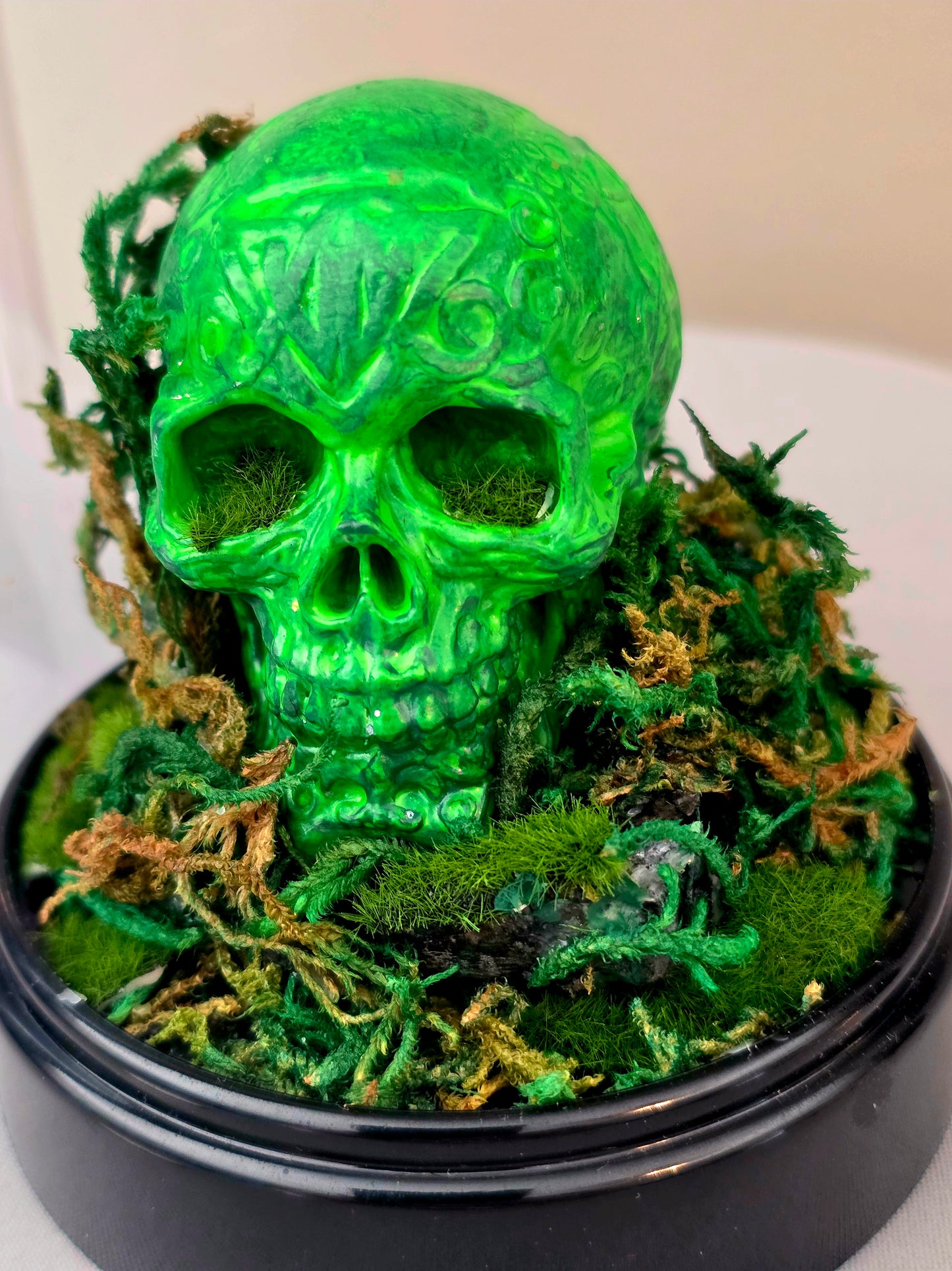 Celtic Moss Skull