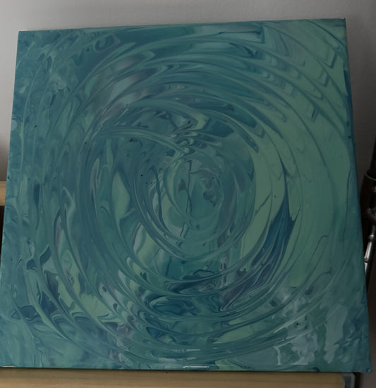 Acrylic Pour Swirl