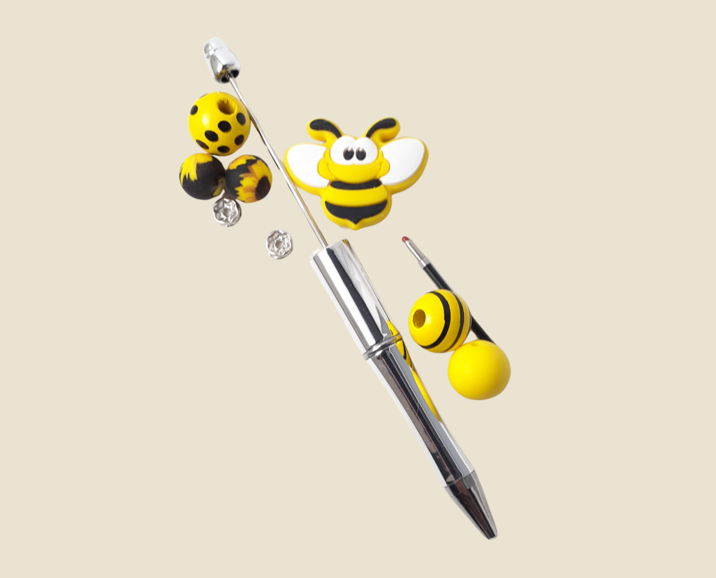 Beautiful Bee Buzz Beadable Pen Kit