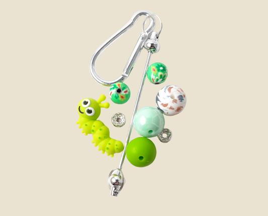 Caterpillar Cutie Beadable Charm Kit