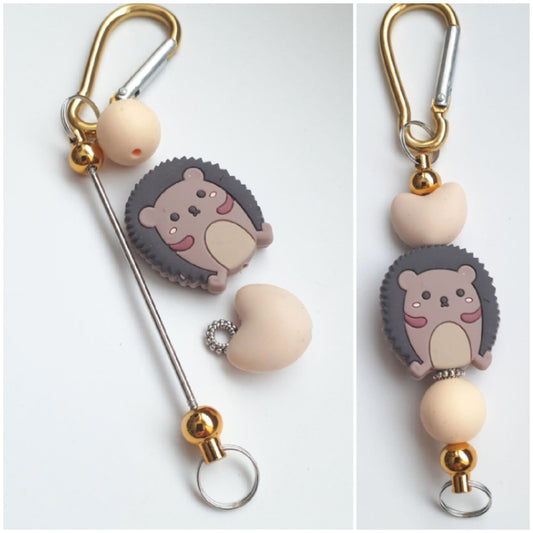 Jerome GIRAFFE Silicone Bead Charm Keychain Kit DIY