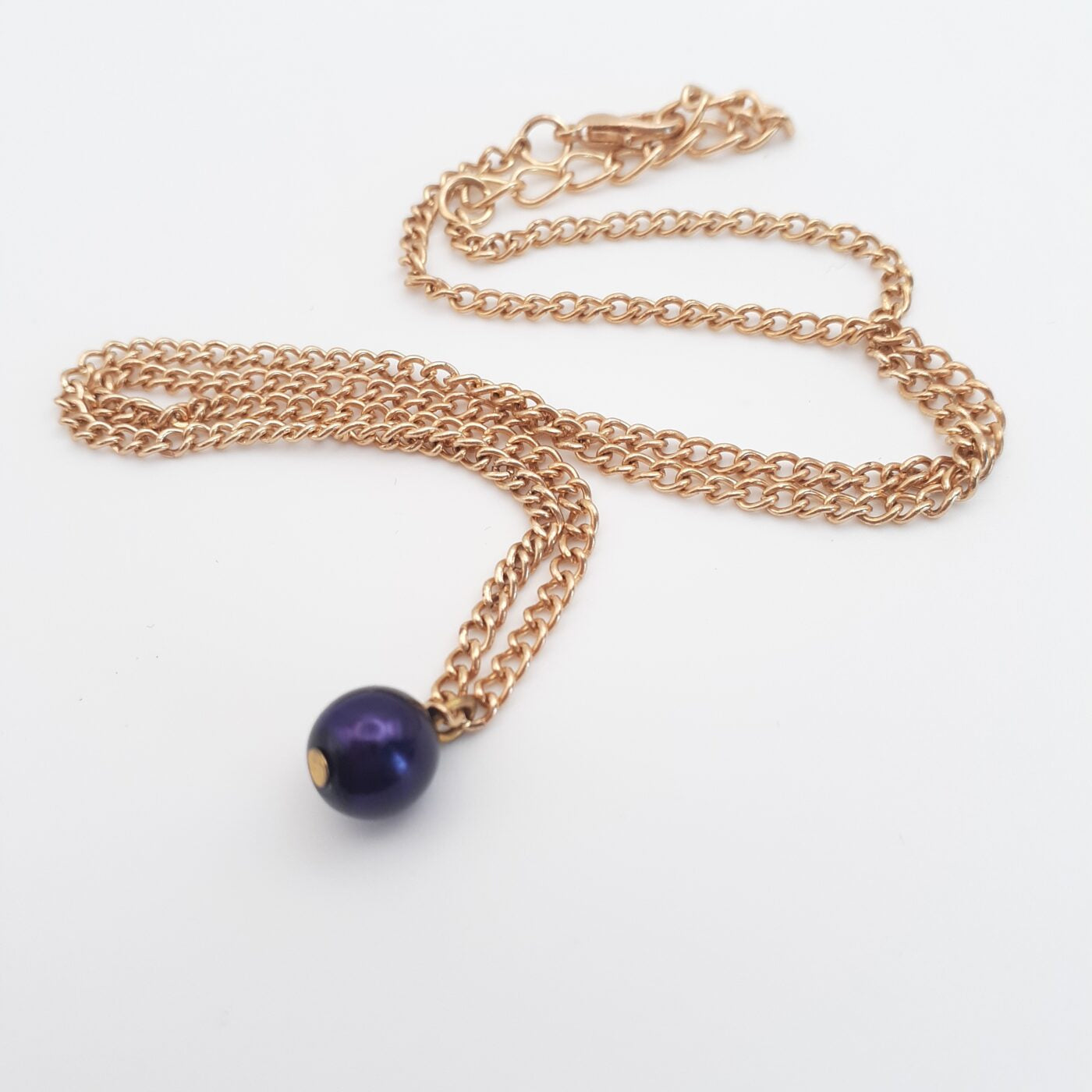 Minimalist style 3 necklace set with fushia silk cord necklace with amethyst and chain necklace and dainty miyuki seed bead necklace