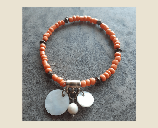 Orange Splash Bracelet