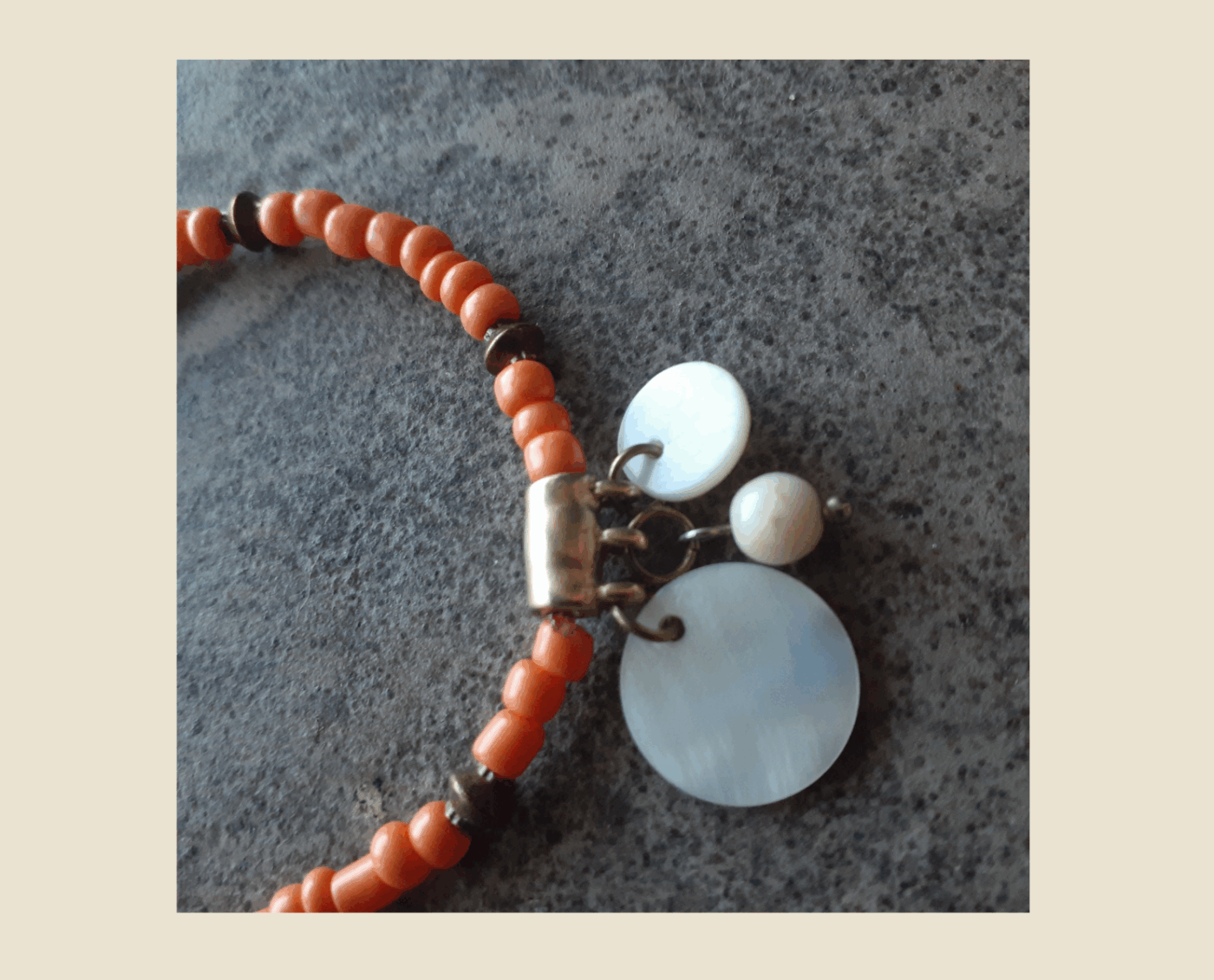 Orange Splash Bracelet