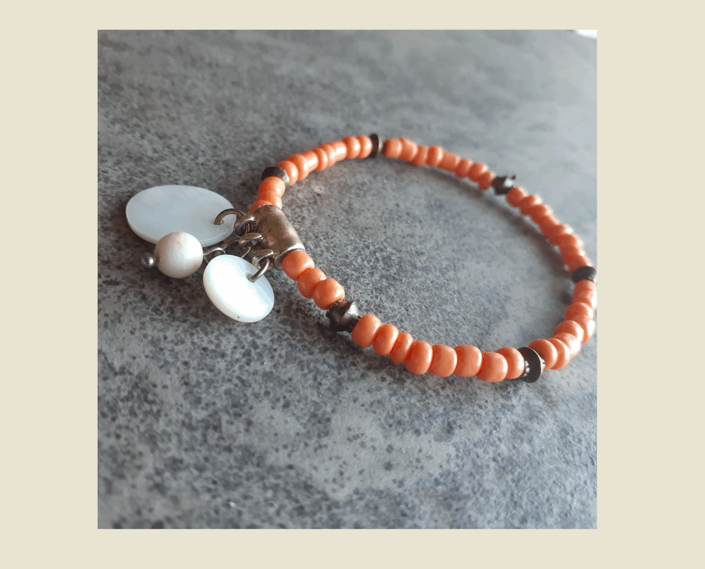 Orange Splash Bracelet