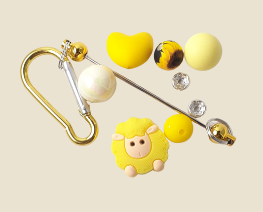 Sheepish Sunshine Beadable Charm Kit
