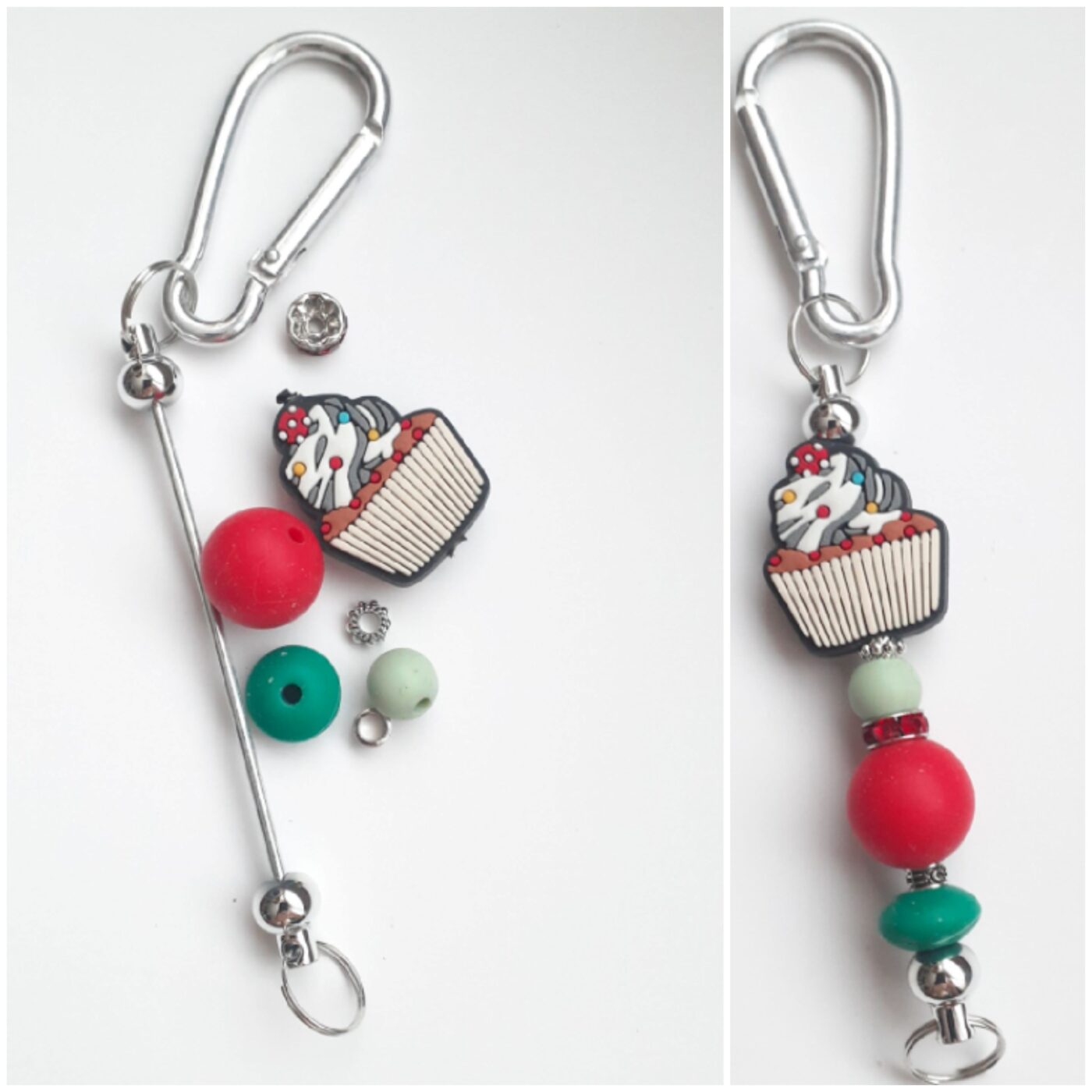 BALLOON Adventure Silicone Bead Charm Keychain Kit DIY