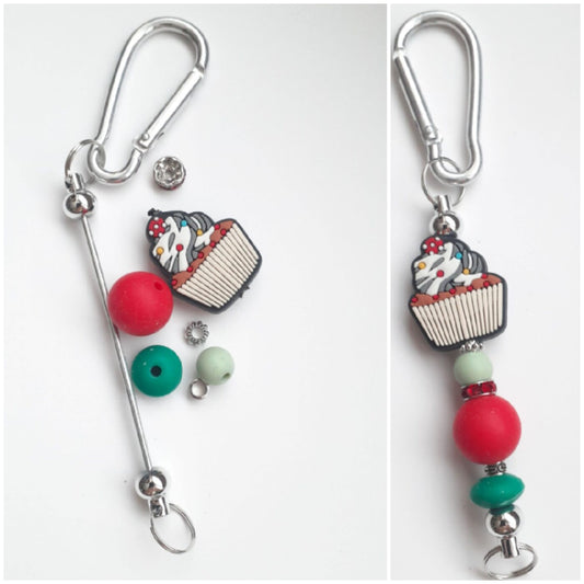 BALLOON Adventure Silicone Bead Charm Keychain Kit DIY