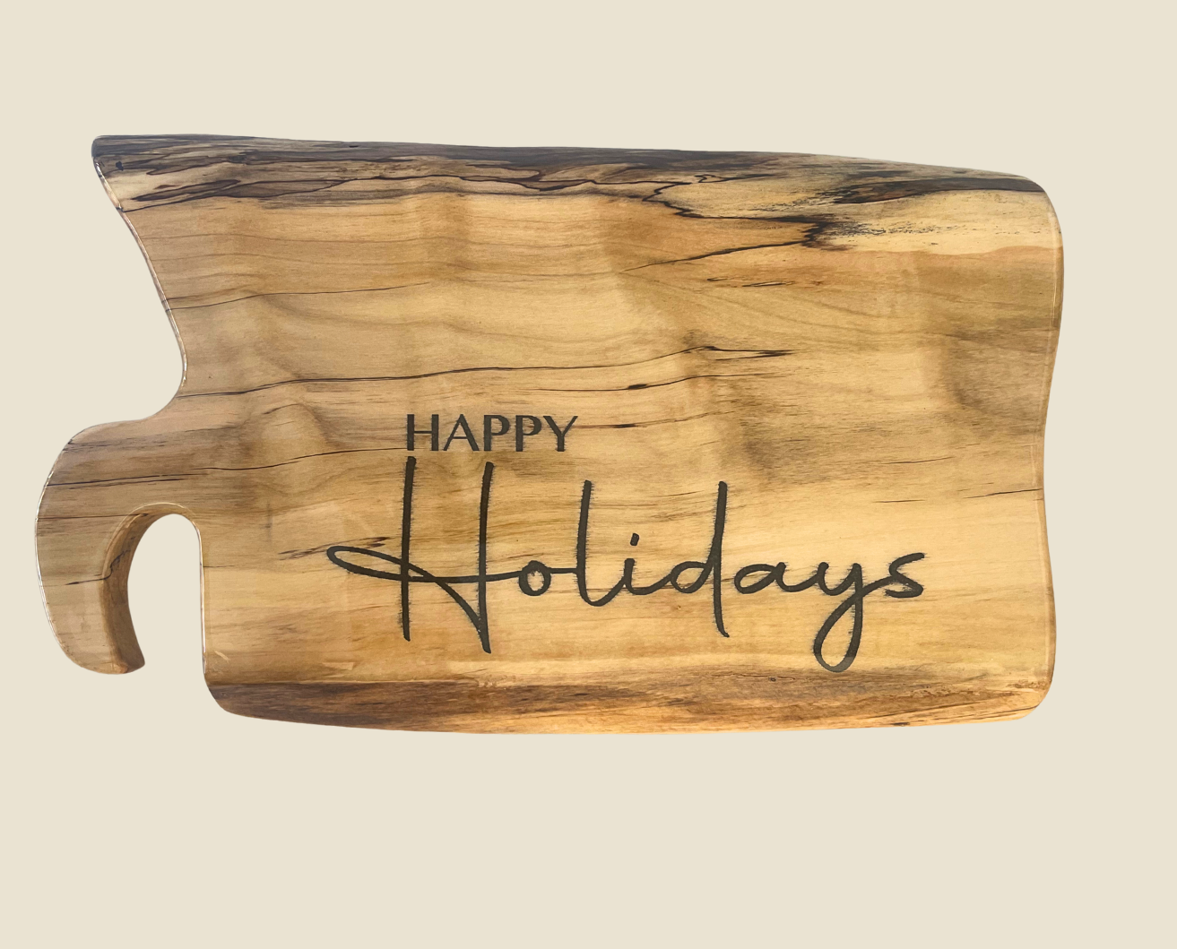 “Happy Holidays” Serving Board
