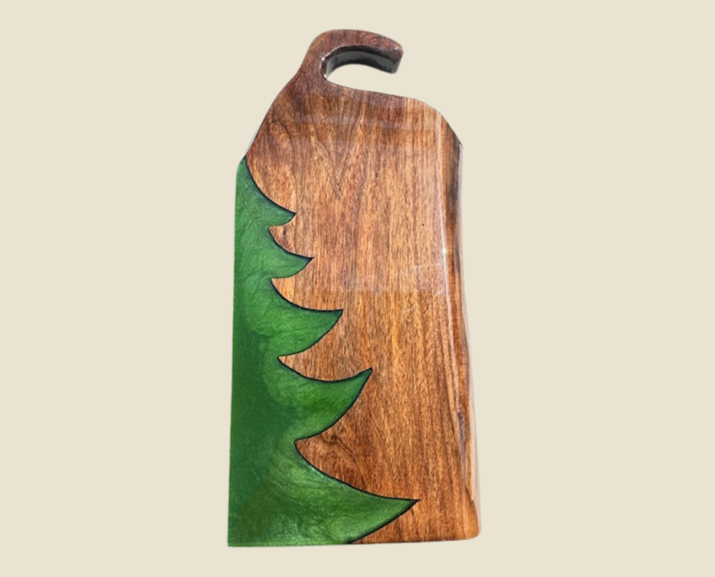 Black Elm Christmas Tree Serving Board