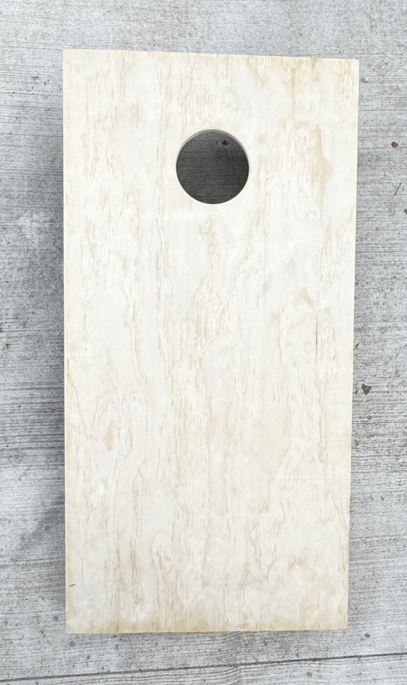 Corn Hole Board Set (raw wood with protective coating)