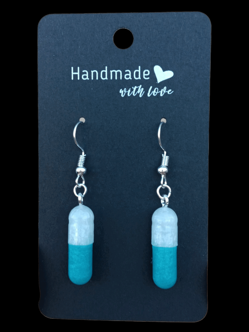 Pill Capsule Earrings (variety of colours)