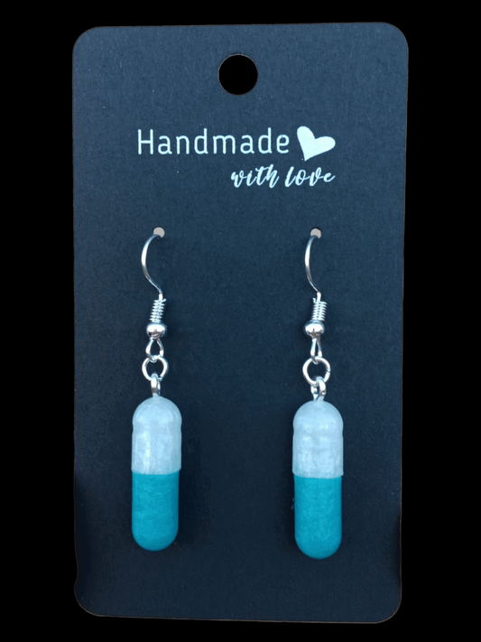 Pill Capsule Earrings (variety of colours)