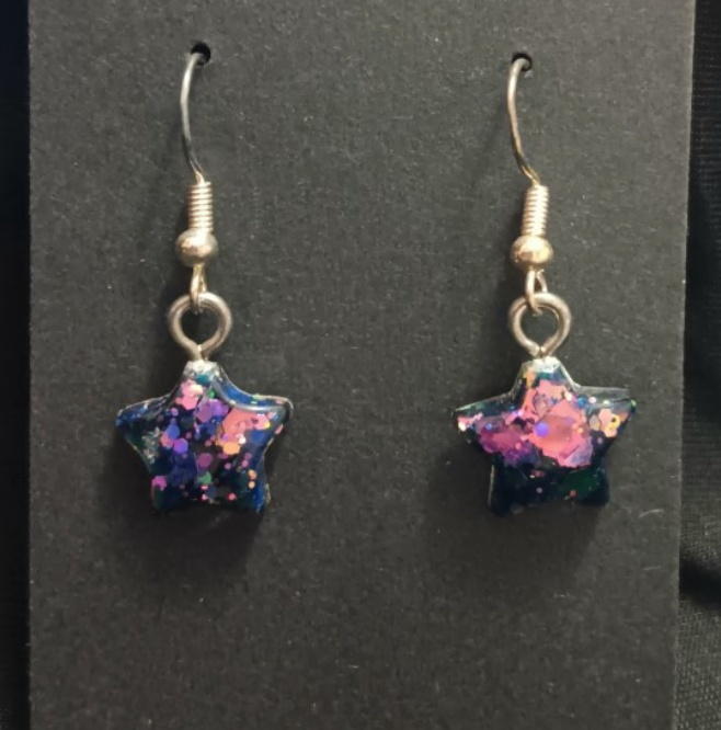 Star Dangle Earrings (variety of colours)