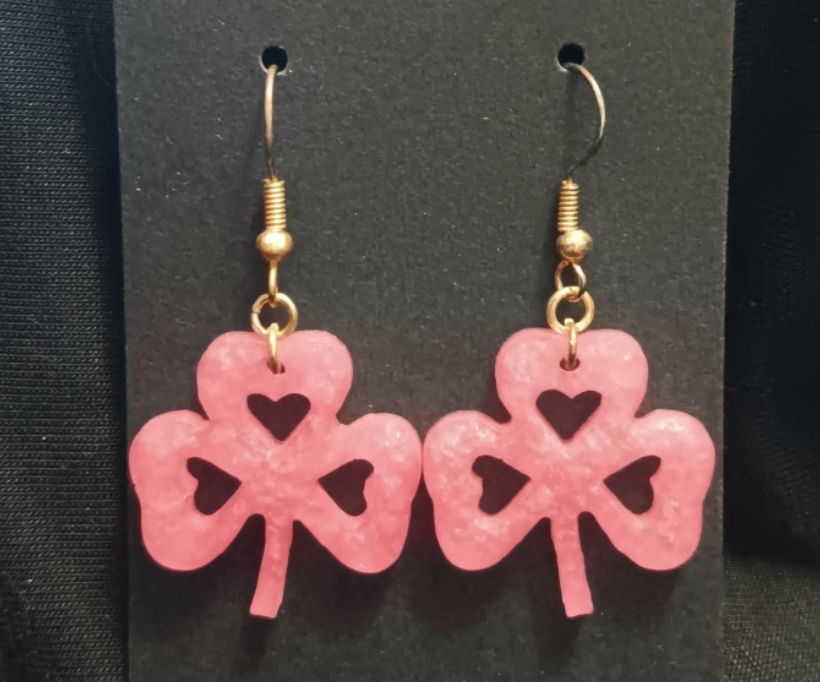 Clover Dangle Earrings (variety of colours)