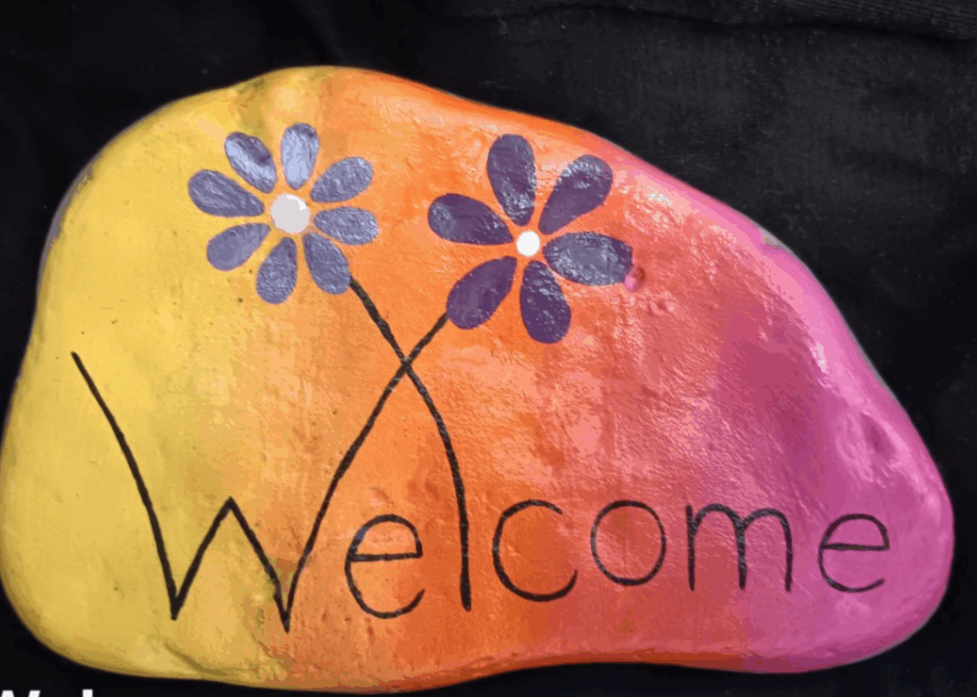 Large Rock -Welcome