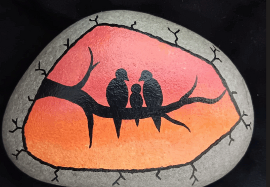 Large Rock – Sunset Birds